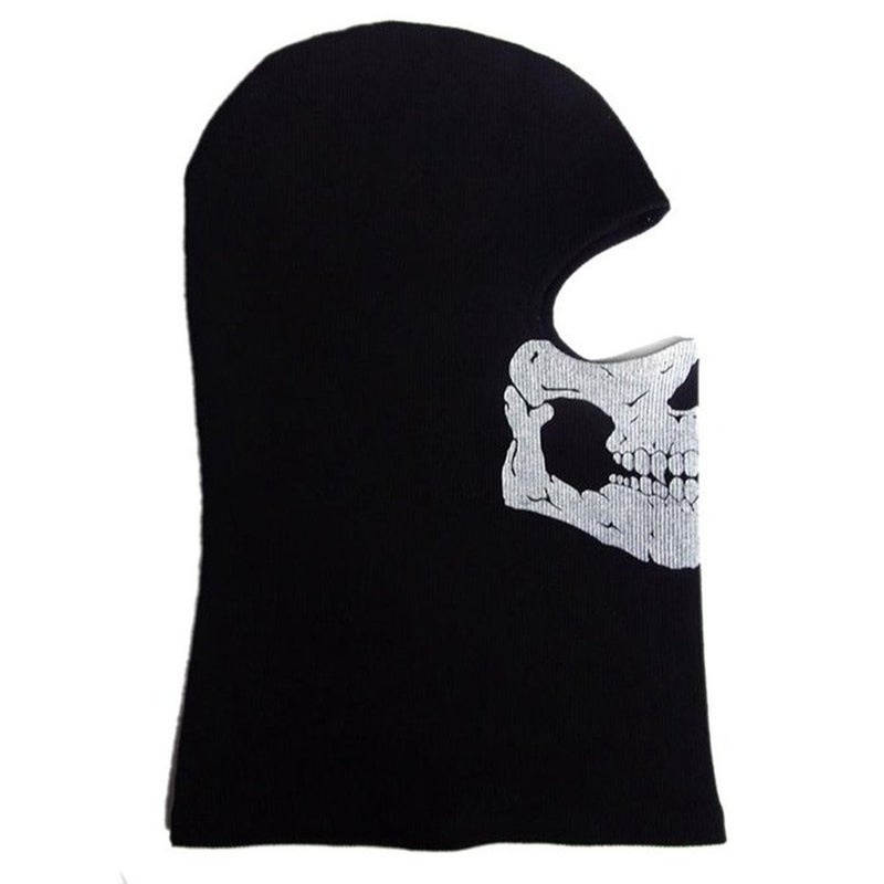 Nuoxinus Black Balaclava Ghosts Skull Full Face Mask for Cosplay Party Halloween Outdoor Motorcycle Bike Cycling Skateboard Hiking Skiing Snowmobile Snowboard - Image 4